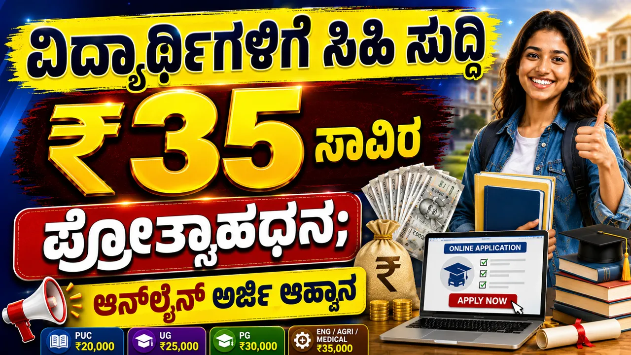 Post Matric Prize Money Scholarship 2026 Karnataka Apply Online